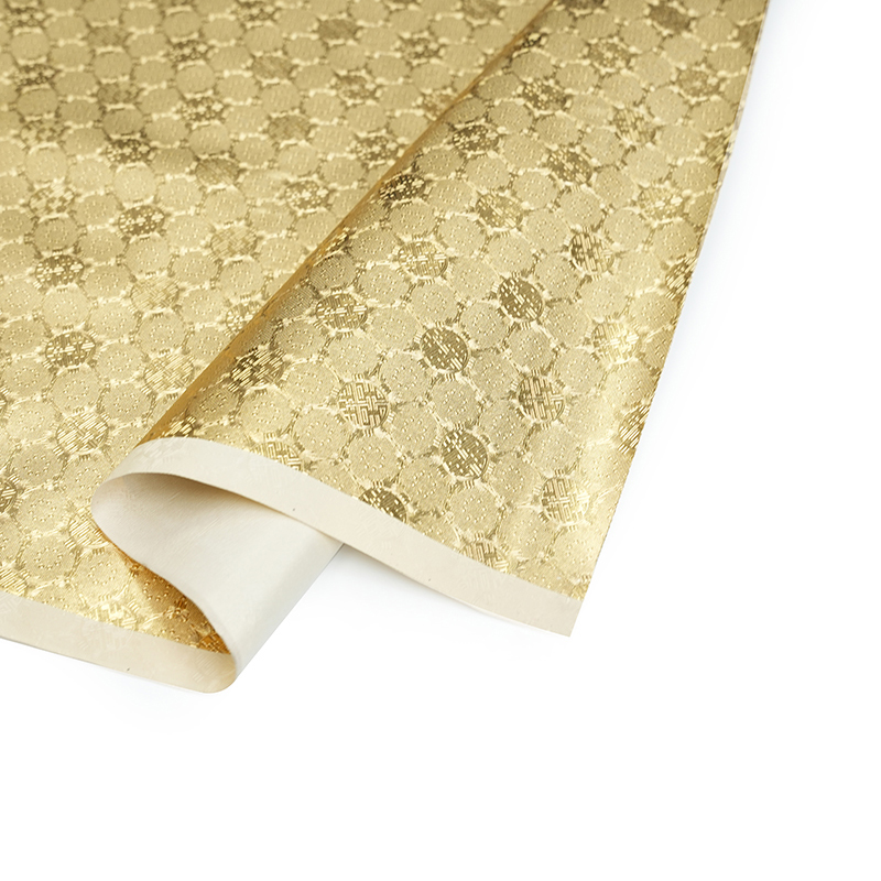 Leathar faux óir lonrach le haghaidh mála